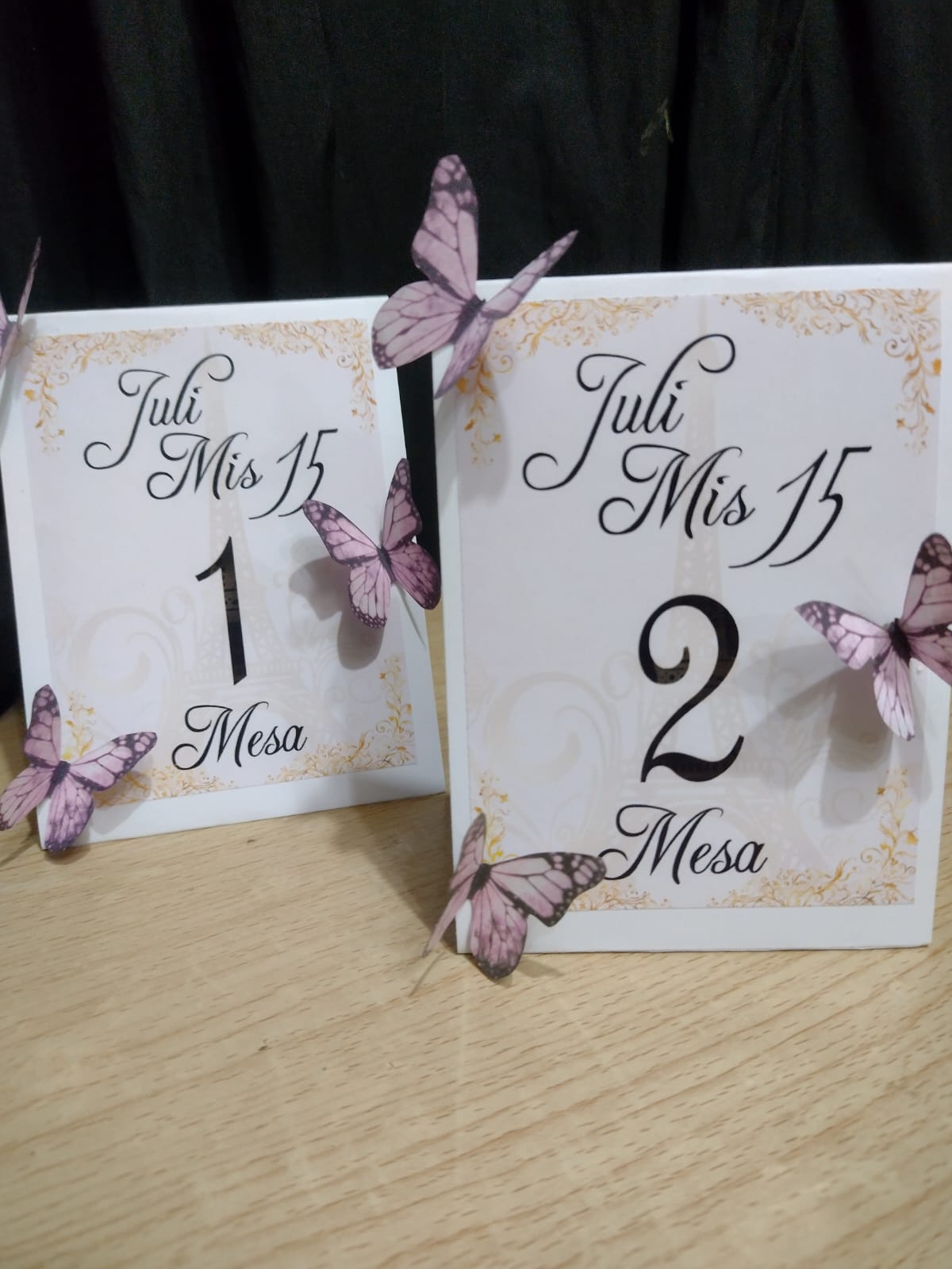 Numerales de mesa